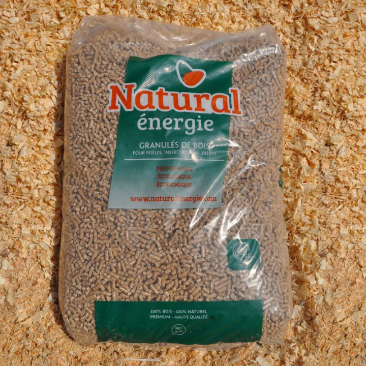 Palette de 70 sacs de 15kg de granulés